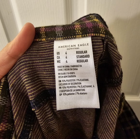 AE Dress Pants With Wide Leg | Size 4 | Super Stretch - Picture 10 of 12